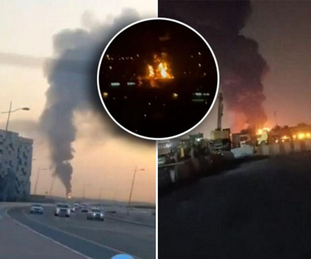 Wielki pożar w Dubaju blisko lotniska! Atak dronowy