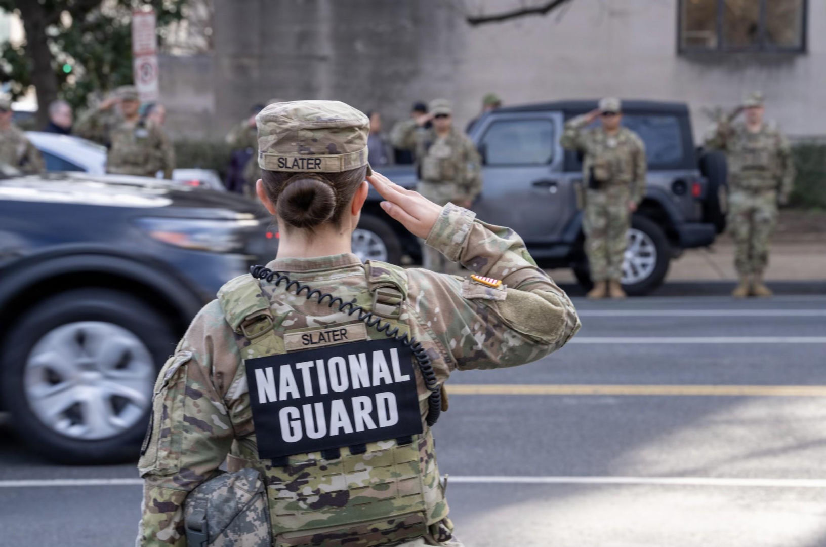 Gwardia Narodowa USA na ulicach stolicy
