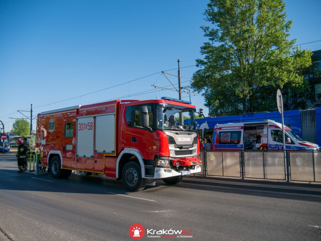 Zderzenie tramwajów na ul. Klimeckiego