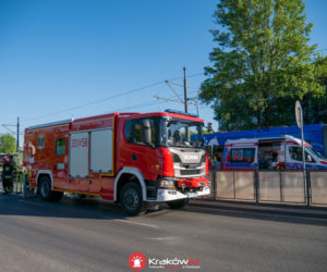 Zderzenie tramwajów na ul. Klimeckiego