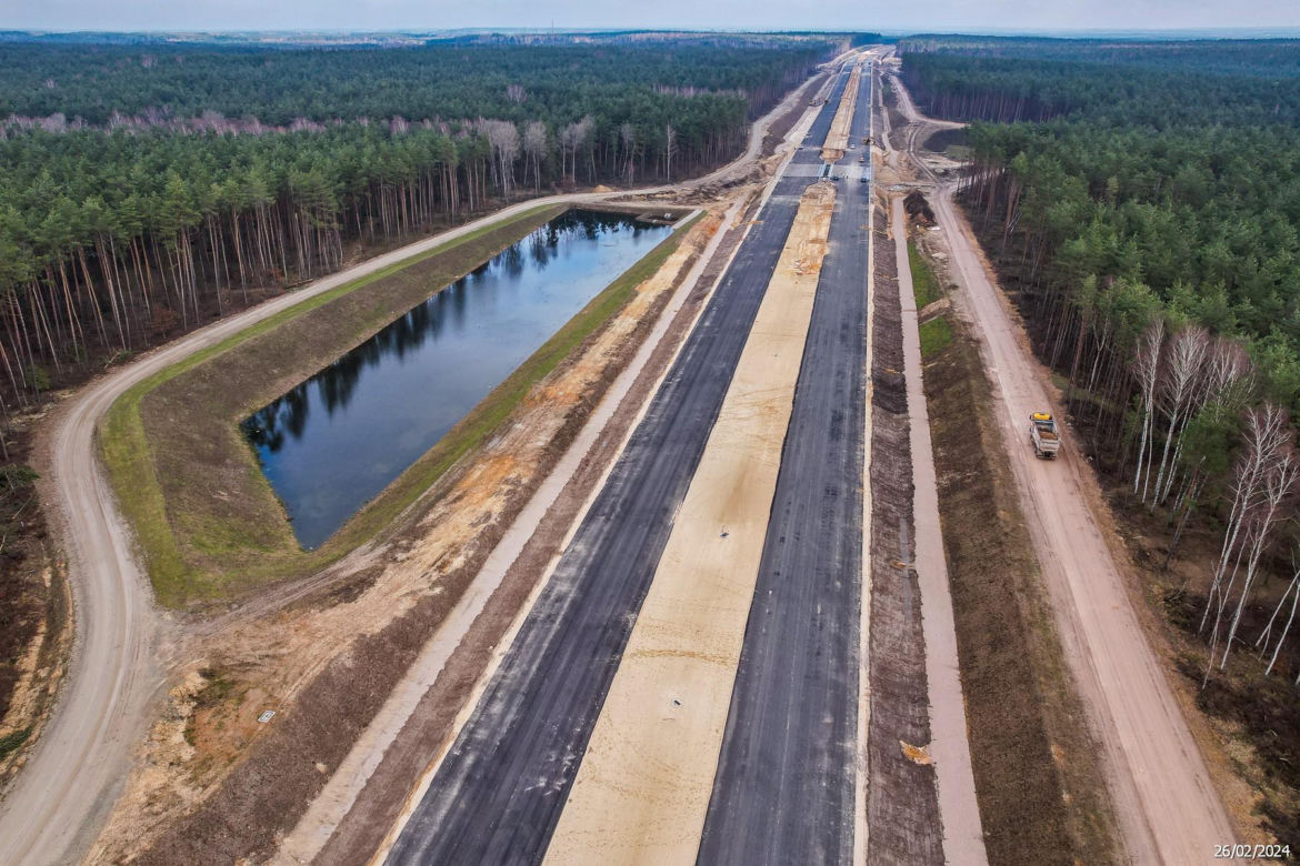 Budowa autostrady A2 Kałuszyn - Groszki