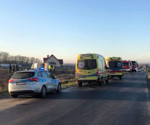 Wypadek na trasie Osówiec - Szczutki. Jedna osoba została poszkodowana! [ZDJĘCIA] 