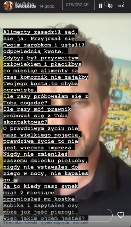 Antek Królikowski i Joanna Opozda - bankowe transakcje