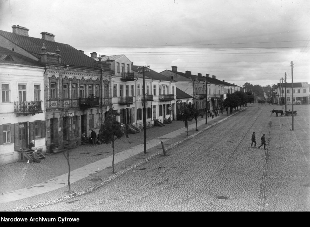 Augustów, Plac Piłsudskiego, 1918 - 1939 r.