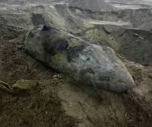 250-kilogramowa bomba lotnicza z czasów II wojny światowej została usunięta przez saperów z terenu budowy przy ul. Kolejowej we Wrocławiu