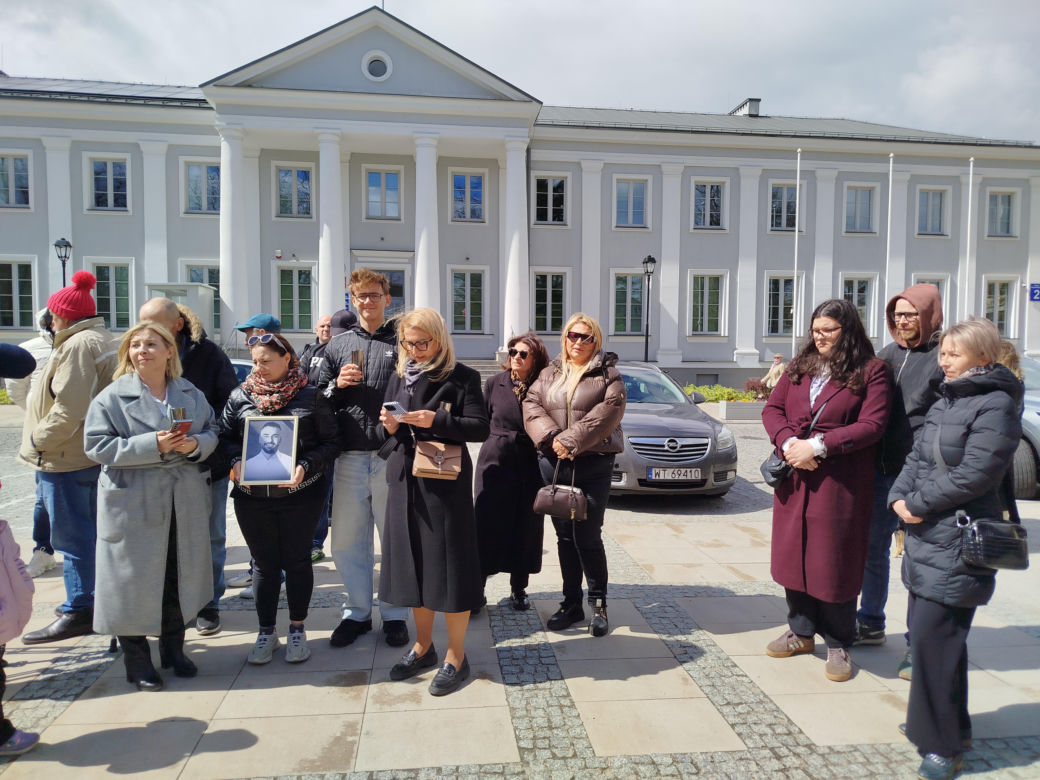 Siedlczanie uczcili minutą ciszy pamięć o zmarłym pośle Łukaszu Litewce