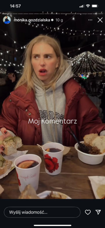 Monika Goździalska utyskuje na jarmark świąteczny. Poszło oczywiście o ceny!