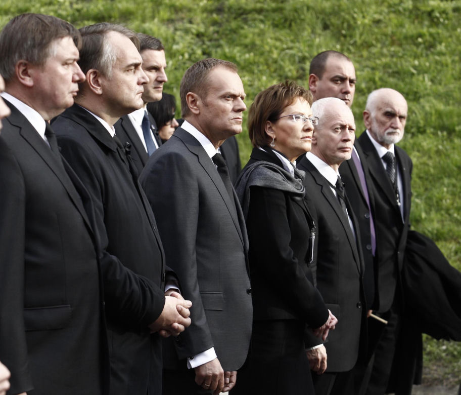 Pogrzeb Lecha i Marii Kaczyńskich w Krakowie, 2010r.