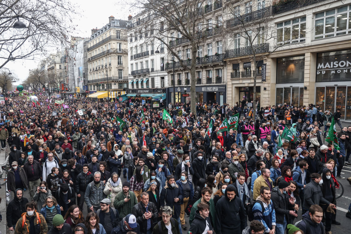 Protest we Francji