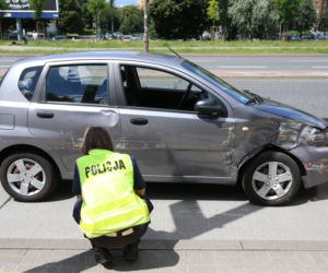 Wypadek autobusu linii 111 na Gocławiu