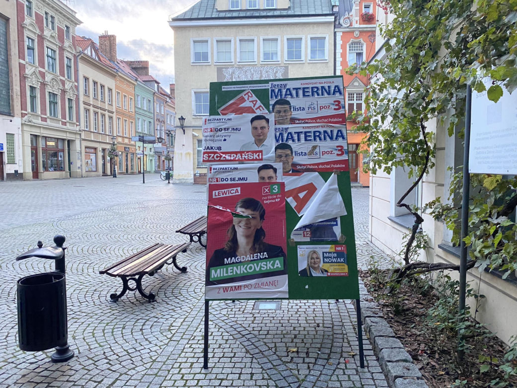 Plakaty wyborcze w Zielonej Górze. Zobaczcie jak wygląda nasze miasto! 