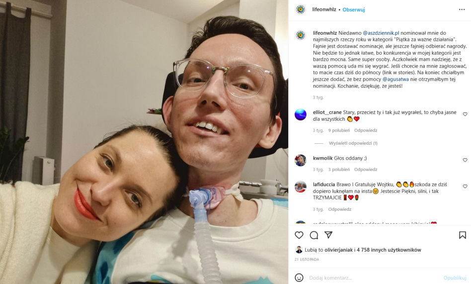 Agata i Wojtek z "Life on Wheelz" w intymnej sesji zdjęciowej