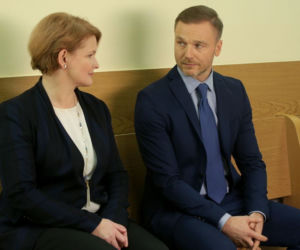 M jak miłość odcinek 1301, Marta (Dominika Ostałowska), Andrzej (Krystian Wieczorek)