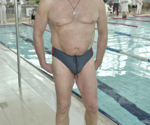 Karol Strasburger ćwiczy