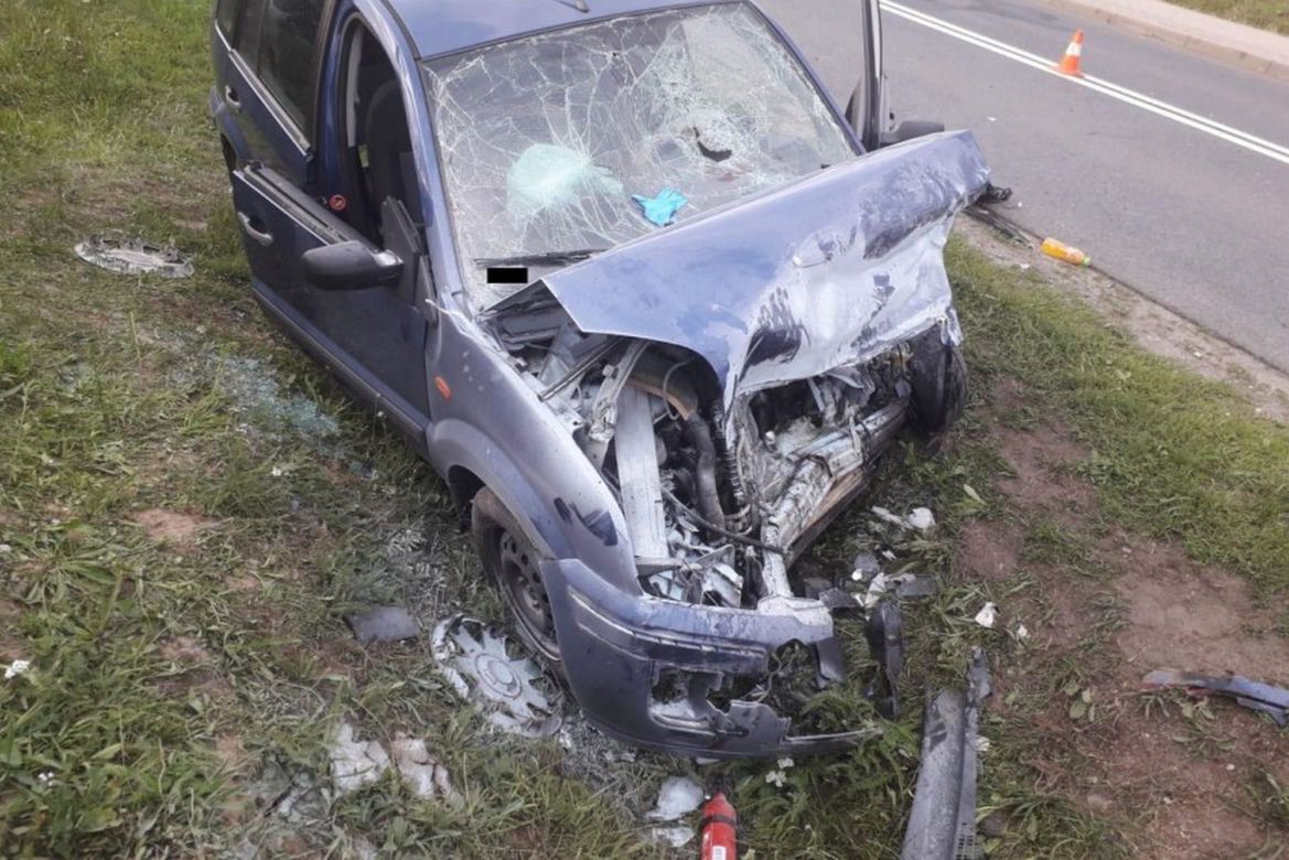 Wypadek w Łączkach Kucharskich