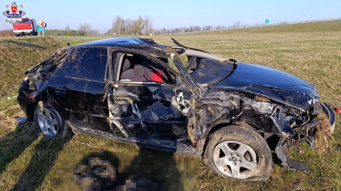 Tragiczny wypadek na drodze krajowej nr 17 w powiecie puławskim