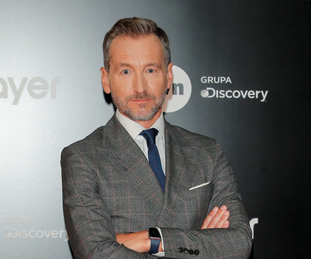 Piotr Kraśko miał nietęgą minę podczas ramówki TVN