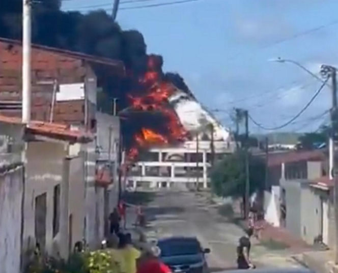 Spłonął 30-metrowy pomnik Matki Bożej Fatimskiej