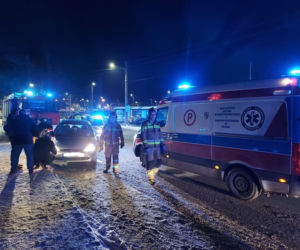 Wypadek na ulicy Targowej w Starachowicach
