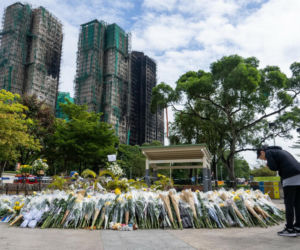 Hongkong/ Policja: zakończono przeszukiwanie pogorzeliska na osiedlu Tai Po; w pożarze zginęło 159 osób
