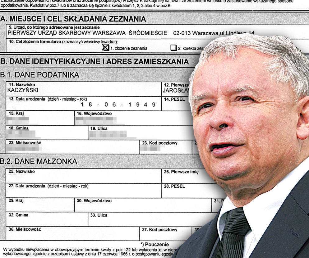 Kaczyński ma zwrócić fiskusowi złotówkę