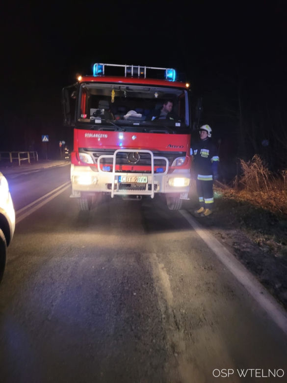 Wypadek na DK 25. W Tryszczynie zderzyły się trzy osobówki [ZDJĘCIA]