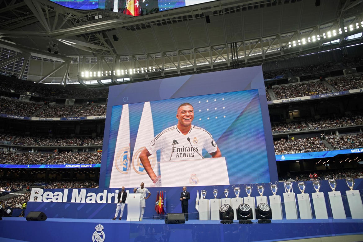 Prezentacja Kyliana Mbappe w Realu Madryt
