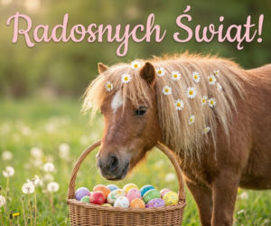 Wielkanoc2026-kucyk-z-koszem-pisanek