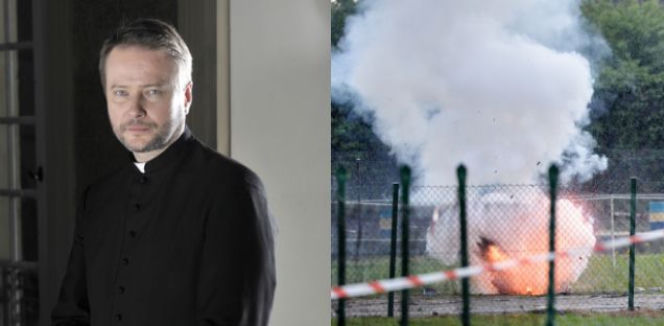 Ojciec Mateusz, 19 sezon, Mateusz (Artur Żmijewski) - zamach terrorystyczny