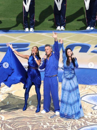 Robbie Williams i Nicole Scherzinger rozgrzali finał mundialu! Ich występ przejdzie do historii