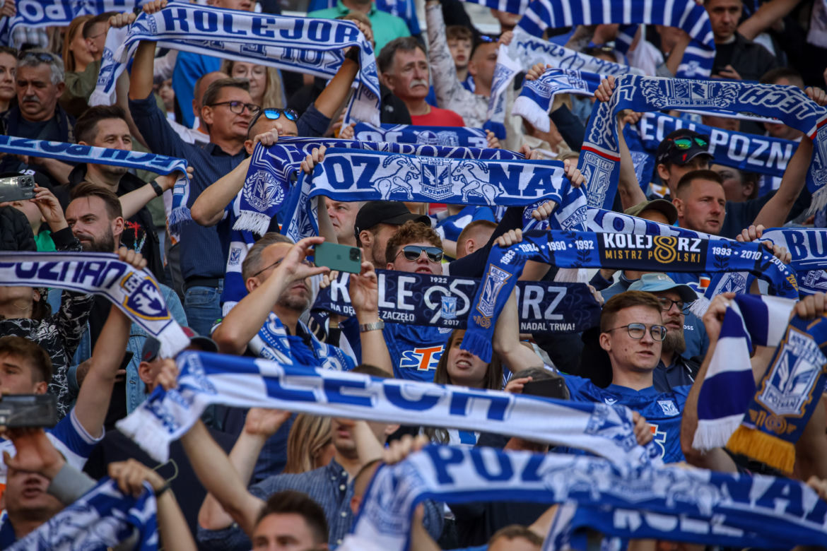 Tak bawili się kibice na meczu Lech Poznań - Jagiellonia Białystok