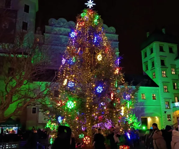 Zamek w świątecznym klimacie! Jest pięknie 