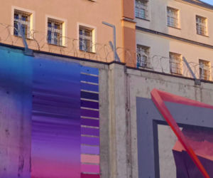 Street-art na murach aresztu
