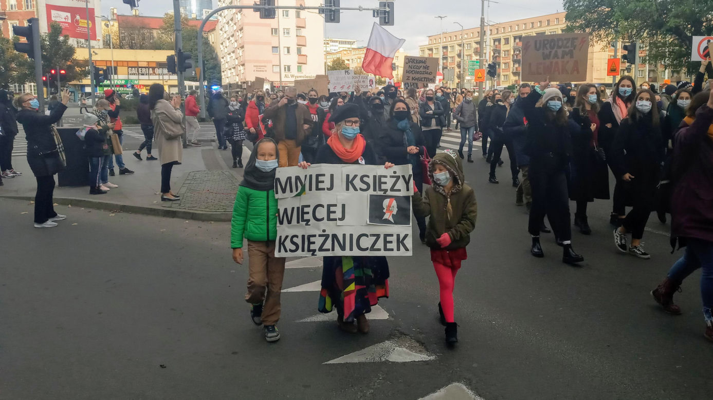 Protest kobiet w Szczecinie - 28.10.2020