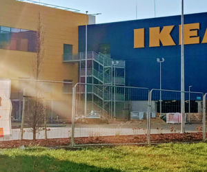 Budowa sklepu IKEA w Szczecinie - grudzień 2020