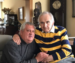 Profesor Zembala z pacjentem