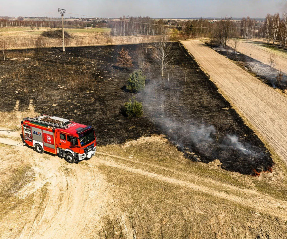 Plaga pożarów traw i walka z „cichym zabójcą”. Bilans ostatniej doby.