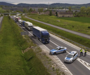 Protest pracowników kopalni i elektrowni Turów