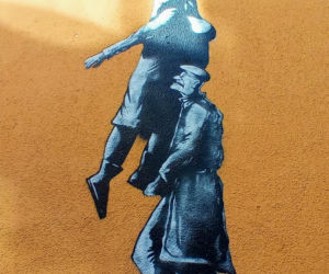 Tajemniczy mural w centrum Szczecina