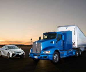 Ciężarówka Toyoty na wodór