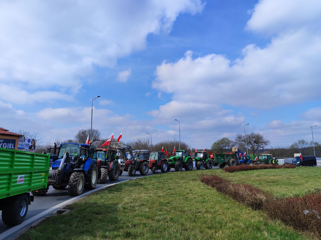 Protest rolników w Radomiu 20 marca