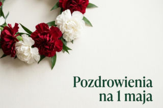 kartka na dzień dobry 1 maja