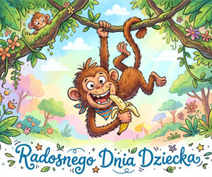 Śmieszna kartka na Dzień Dziecka