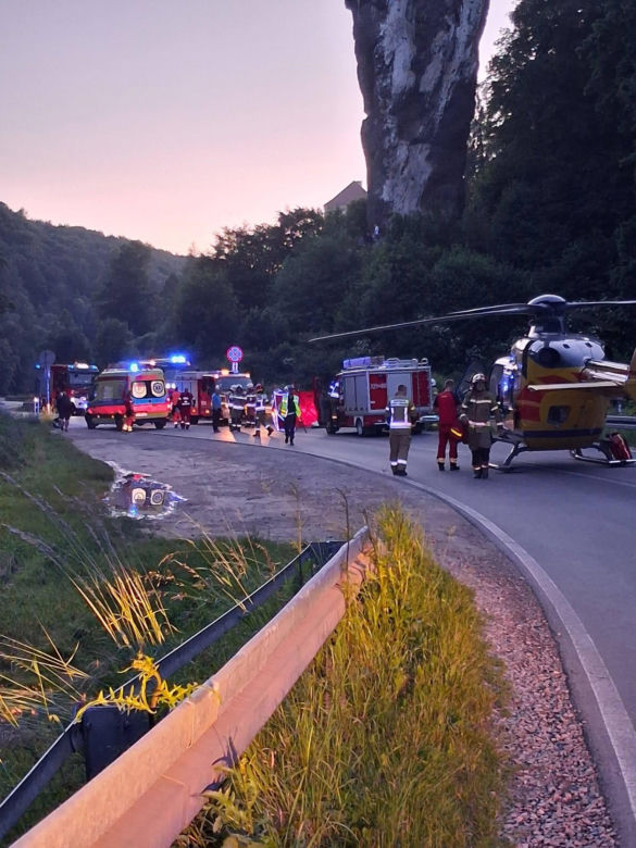 Wypadek śmiertelny pod Maczugą Herkulesa. Nie żyje motocyklista