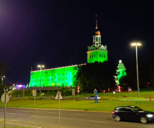 Nowa iluminacja Zamku Książąt Pomorskich w Szczecinie