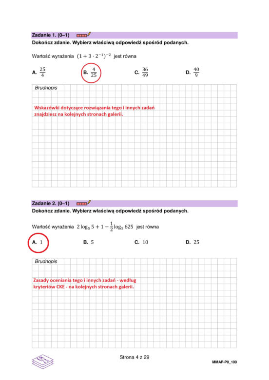 Matura próbna 2023: Matematyka. Oficjalne odpowiedzi CKE