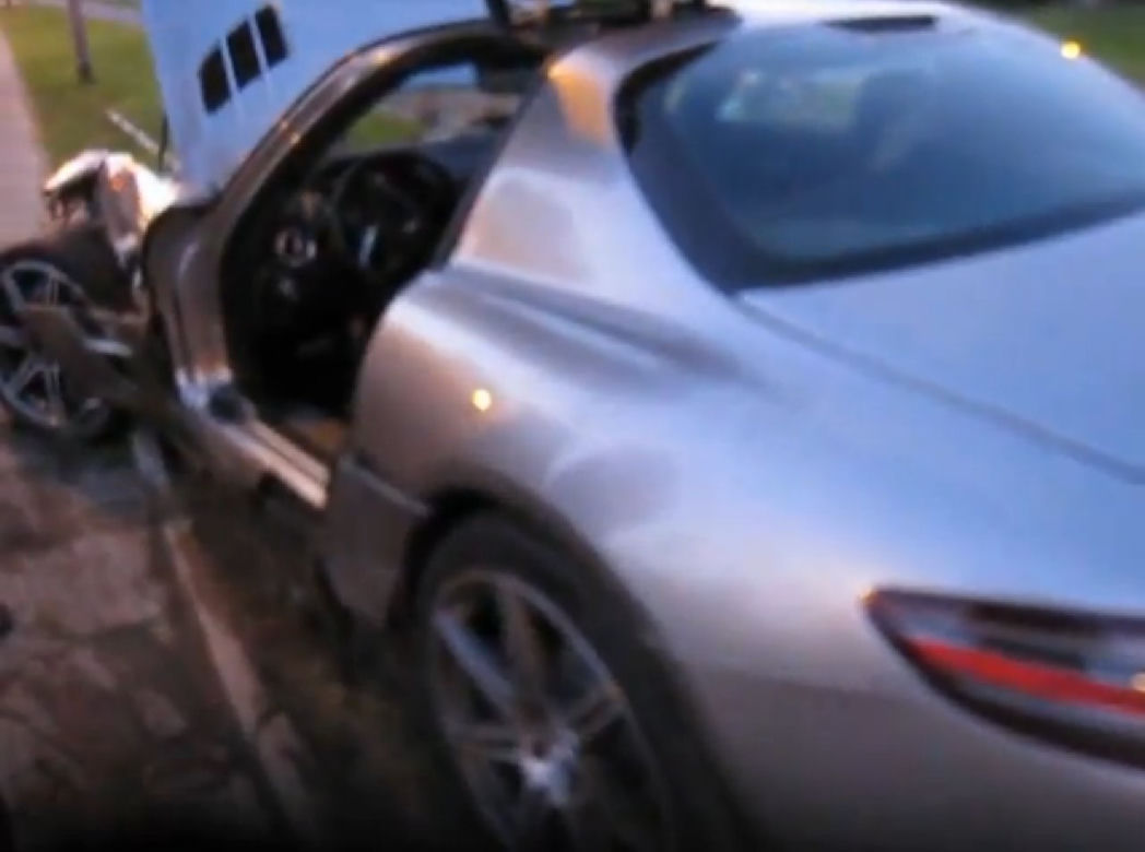 Mercedes SLS AMG, Wypadek 23.05.2012