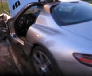 Mercedes SLS AMG, Wypadek 23.05.2012