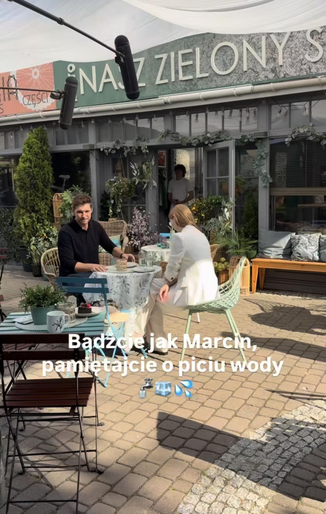 M jak miłość. Marcin (Mikołaj Roznerski), Elżbieta Domańska (Katarzyna Dąbrowska)