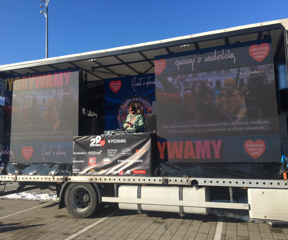 Sztabowóz WOŚP Ławica wyruszył w trasę